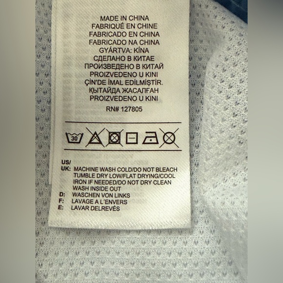 Reebok Boy’s Striped Swim Trunks in Orange and Blue| Size: 18/20 - Picture 5 of 8